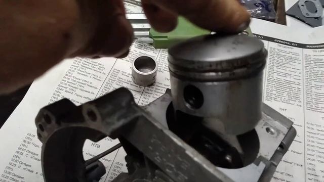 Сборка двигателя, триммера Патриот PT555 смотреть онлайн