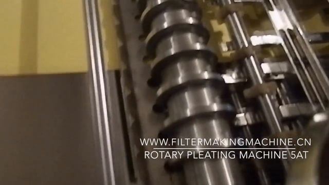 Rotary pleating machine 5AT www.filtermakingmachine.cn смотреть онлайн