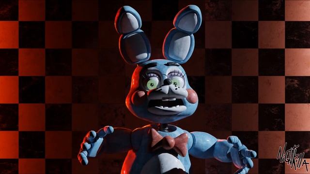 (BLENDER) Animated FNAF Toy Bonnie Wallpaper (1080p) смотреть онлайн
