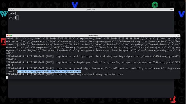 Migrate HashiCorp Vault Seal to AWS KMS смотреть онлайн