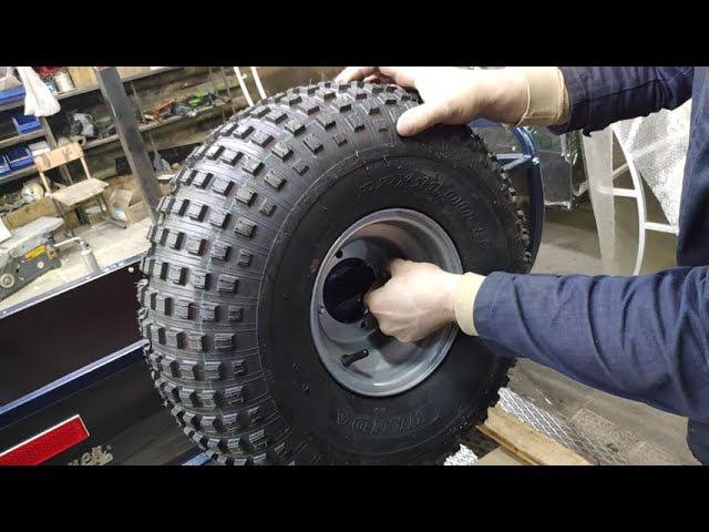 Крепление кронштейна запасного колеса на квадроприцепы "ВАНЁК" смотреть онлайн