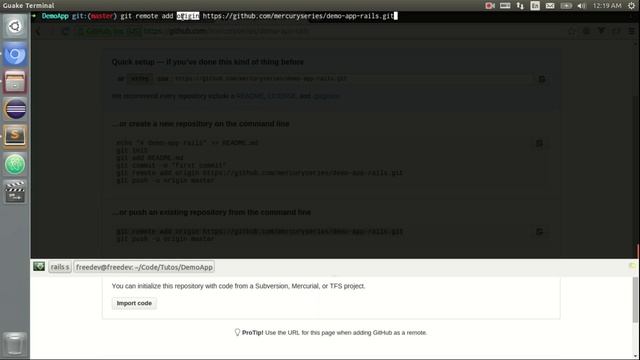 Apprendre à utiliser Git (Github, Bitbucket) - 11 - Push vers un dépôt distant (Github) смотреть онлайн