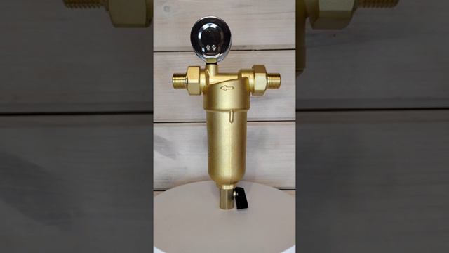 Магистральный фильтр WhiteWater 122 с манометром для холодной и горячей воды 1/2