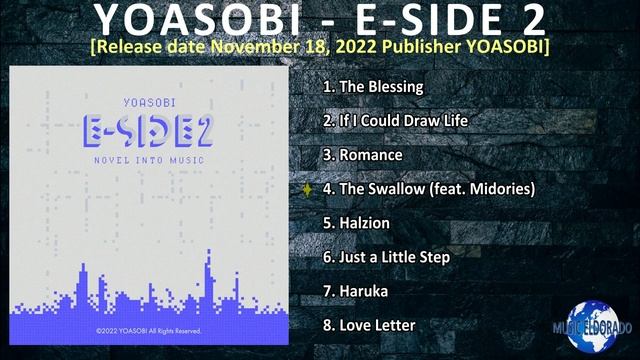 YOASOBI - E SIDE 2 [2022] (snippet Of Songs)