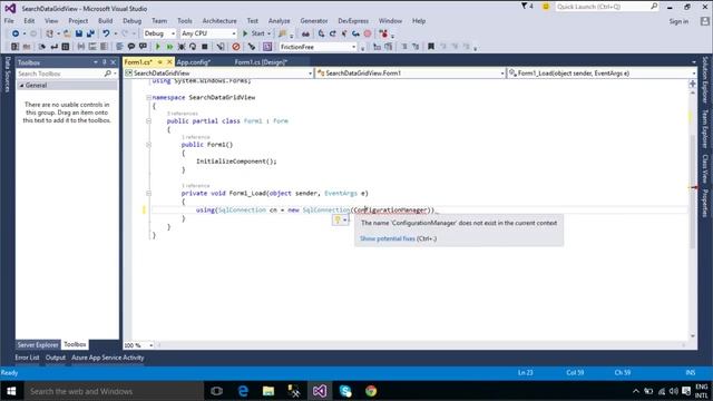 C# Tutorial - Search DataGridView By Using TextBox | FoxLearn