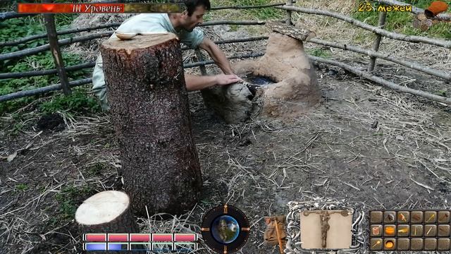 Изготовление глиняных кирпичей для печи в хижине. Открываем кулинарию № 8 смотреть онлайн