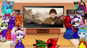 Countryfurries (Kingdom universe) + USSR react to: Soviet edits & army song (100th aniv. of USSR)