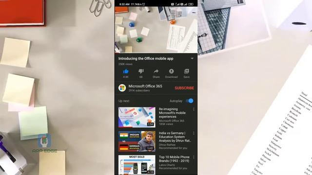 Download microsoft office from play store and use word Excel PowerPoint in mobile | app edge | смотреть онлайн
