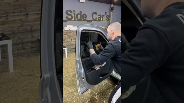 Тонировка передних боковых стёкол Лада Гранта смотреть онлайн