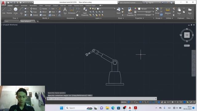 LATIHAN A AUTOCAD 2D BESERTA DIMENSINYA NEW смотреть онлайн