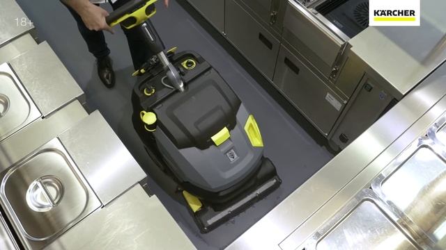 Поломоечная машина Karcher BR 45/22 C Bp Pack – в действии! смотреть онлайн