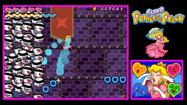 Super Princess Peach 100% Walkthrough Finale - Bowser's Villa Extra Levels смотреть онлайн