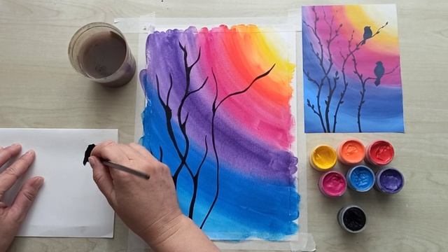 Урок рисования. Весенние птицы смотреть онлайн