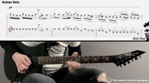 METALLICA - DAMAGE INC. (Guitar cover with TAB | Lesson)