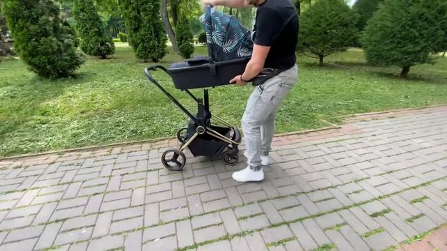 Коляска 2 в 1 El Camino Persona обзор люльки на прогулке в Полтаве! смотреть онлайн