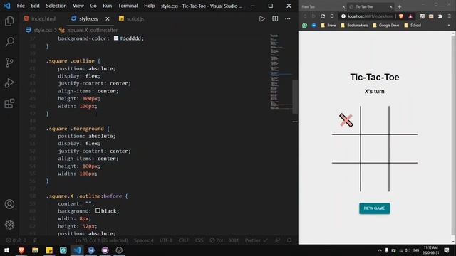 How to code Tic-Tac-Toe in JavaScript - Tutorial смотреть онлайн