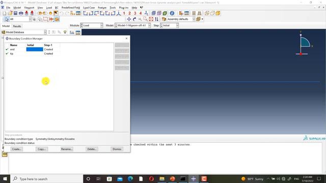 Nonlinear Dynamic Analysis in Abaqus part 1 смотреть онлайн