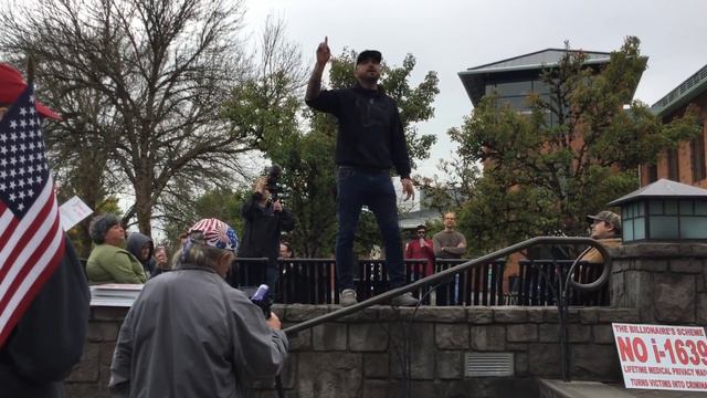 Joey Gibson speaks at wsu. смотреть онлайн
