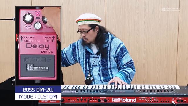 전설의 귀환! BOSS DM-2W WAZA CRAFT - 크라잉넛 김인수 리뷰 смотреть онлайн