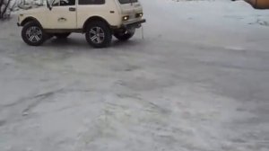 нива гололёд