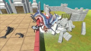 Infernal of Evolution VS All Dinosaurs Escape From Mega Raijin -Animal Revolt Battle Simulator ARBS