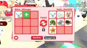 TRADING NEON FROST DRAGON ROBLOX ADOPT ME (Traded)