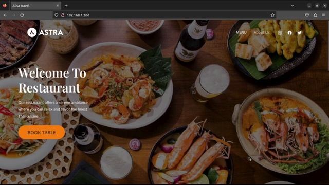 Restaurant website with Wordpress смотреть онлайн