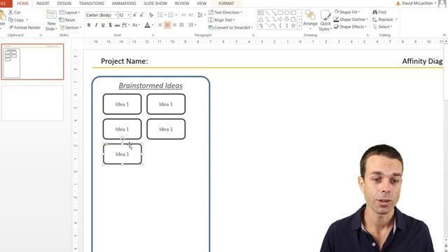How to make an Affinity Diagram in PowerPoint