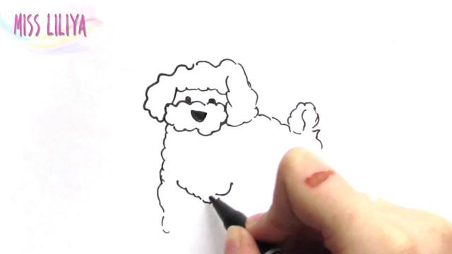 Як намалювати собаку. Малюємо милого песика смотреть онлайн