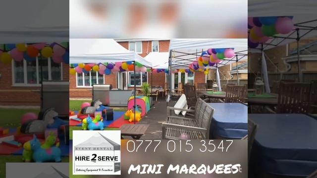 Kids Garden parties with Hire2serve Event Rentals Mini Marquee смотреть онлайн