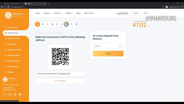 [ПРОФИТНЫЙ СКАМ] CRYPTO-T Com - Отзывы и обзор криптовалютной копилки [БОНУС 3% + СТРАХОВКА]