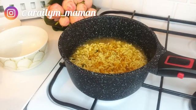 НУ ОЧЕНЬ ВКУСНЫЙ РАМЕН. ?КЛАССИЧЕСКИЙ РЕЦЕПТ. ҚАЗАҚША РЕЦЕПТ смотреть онлайн