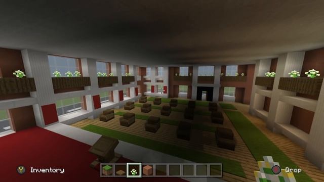 Minecraft Tutorial: How To Make A Town Hall Part 2 "2019 City Tutorial" смотреть онлайн