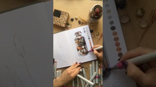 Мой скетчбук , этапы рисования смотреть онлайн