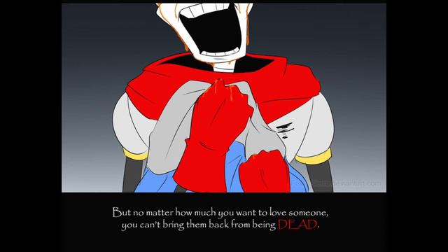 Undertale AU- Papyrus no longer believes in you... comic dub смотреть онлайн