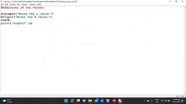 #7 Python Input And Output Function смотреть онлайн