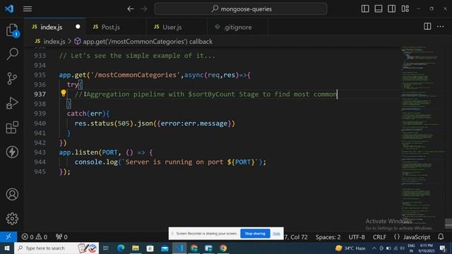 Mastering the $sortByCount Operator in Node.js | Node.js Interview Questions | Basic-to-Advanced смотреть онлайн