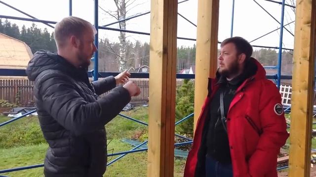 Дача на 3 семьи. 2 этажа, 7.5 x 9.5 метров. Монтаж кровельной мембраны смотреть онлайн