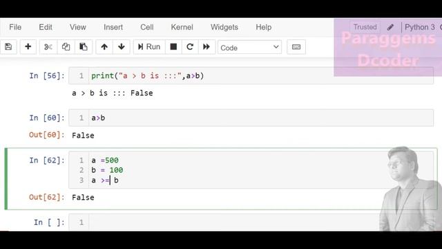 Operators In Python | Python Tutorials for beginers | Relational Operator | Comparison Operators смотреть онлайн