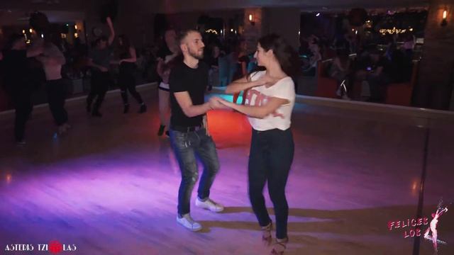 Kostas Pertesis & Lydia Papaioanou Social Dancing @ Felices Los Cuatro Party in Athens смотреть онлайн