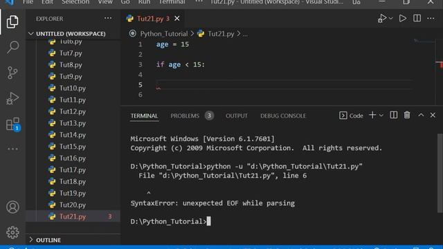 Python Tutorial #tutorial 21 || Pass statement in Python смотреть онлайн