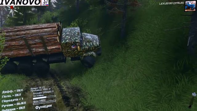 КАРТА И МОДЫ SPINTIRES 25.12.15 #5 смотреть онлайн