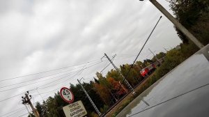 Железнодорожный переезд и электрички!