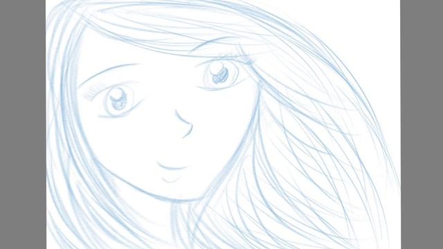 Watch Me Draw - A Quick Sketch on iPad Pro - Autodesk Sketchbook - Blue lines смотреть онлайн