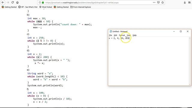 Building Java Programs Chapter 5 Self Check 5.1 whileLoop смотреть онлайн