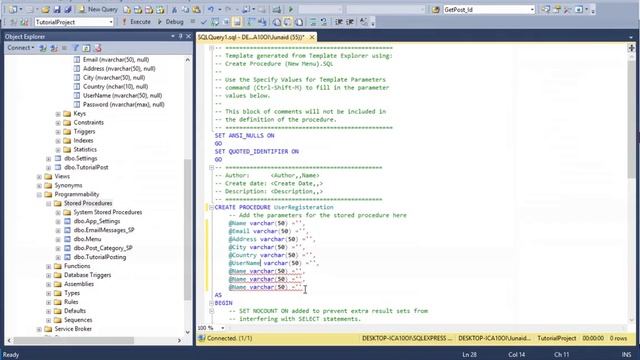 297 ASP .NET MVC - Create User Registeration Store Procedure to be Called by SQL Command смотреть онлайн
