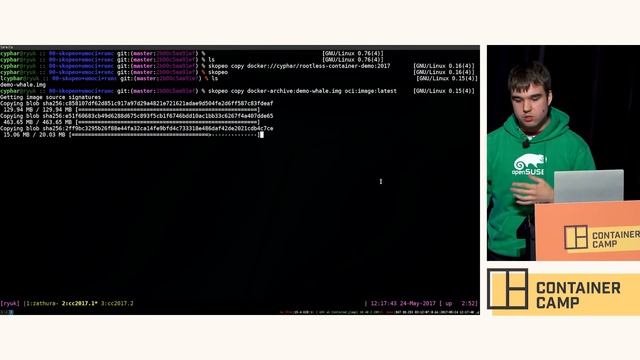 Rootless Containers with runC - Aleksa Sarai (SUSE) смотреть онлайн