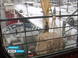 Траулер «Янтарный» доставил в Мурманск первые 3350 тонн мойвы