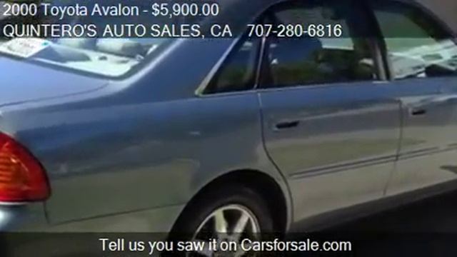 2000 Toyota Avalon XLS - For Sale In VACAVILLE, CA 95688