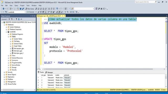 7 UPDATE SQL ⚡ Actualizar datos de una tabla en SQL Server ⚡ Curso de SQL Desde Cero en Español 202 смотреть онлайн